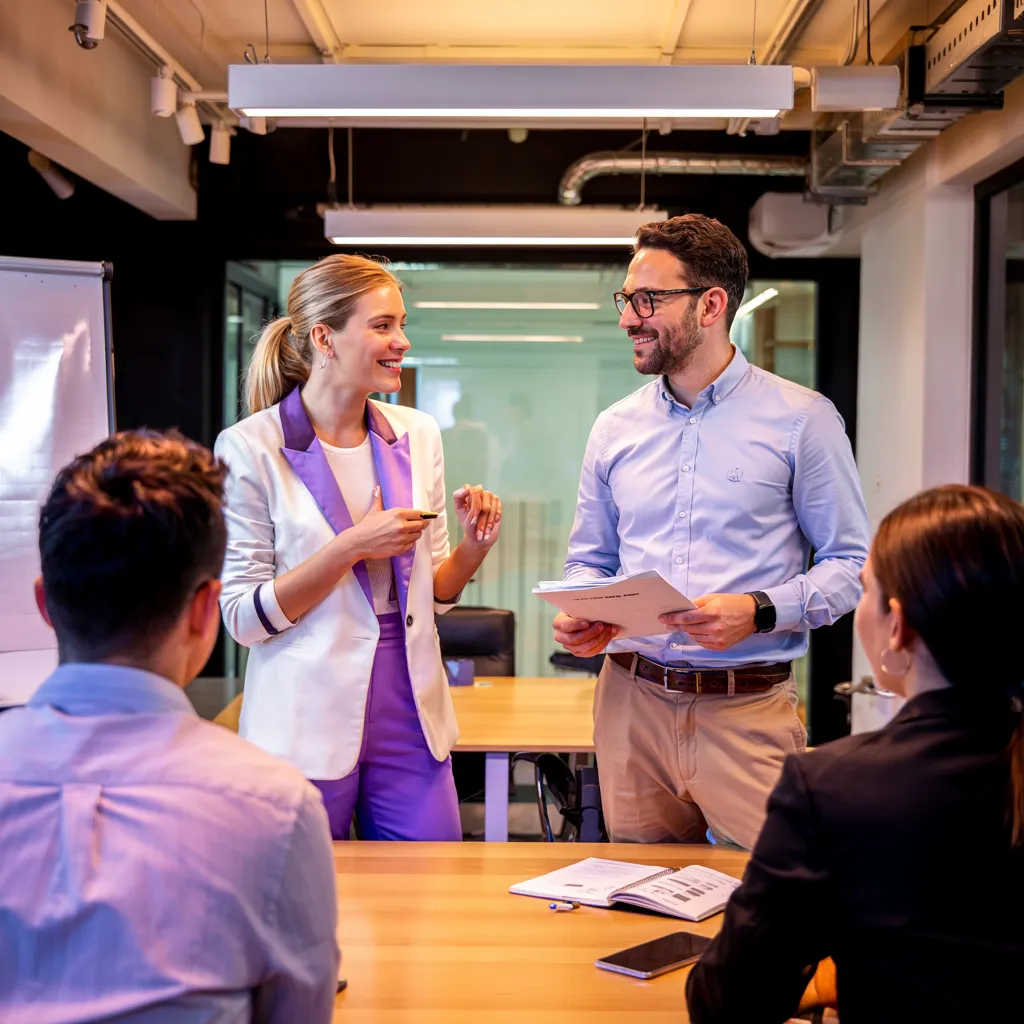 AI-generiertes Bild für Rrevival – professionelles Büro-Meeting