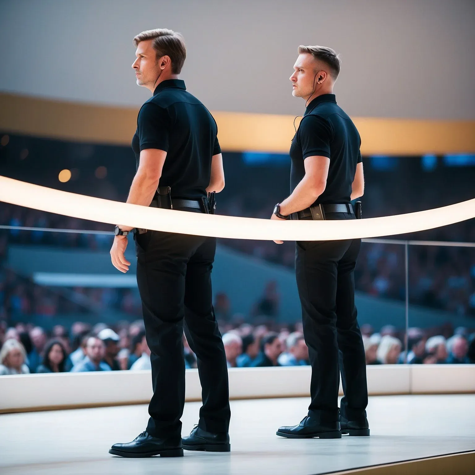 AI-generated image: Personal protection in action