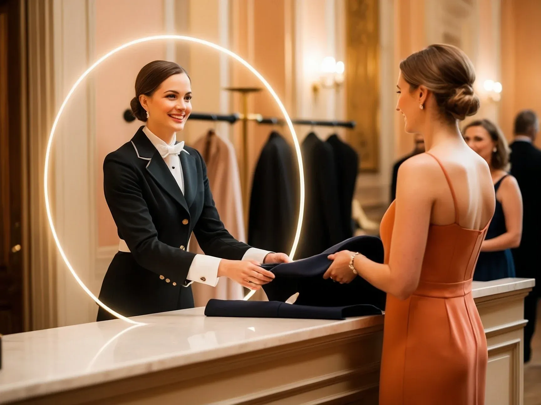 AI-generated image: Professional security service