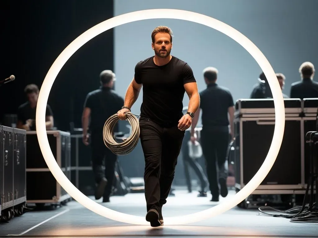 AI generated image: Professional security team