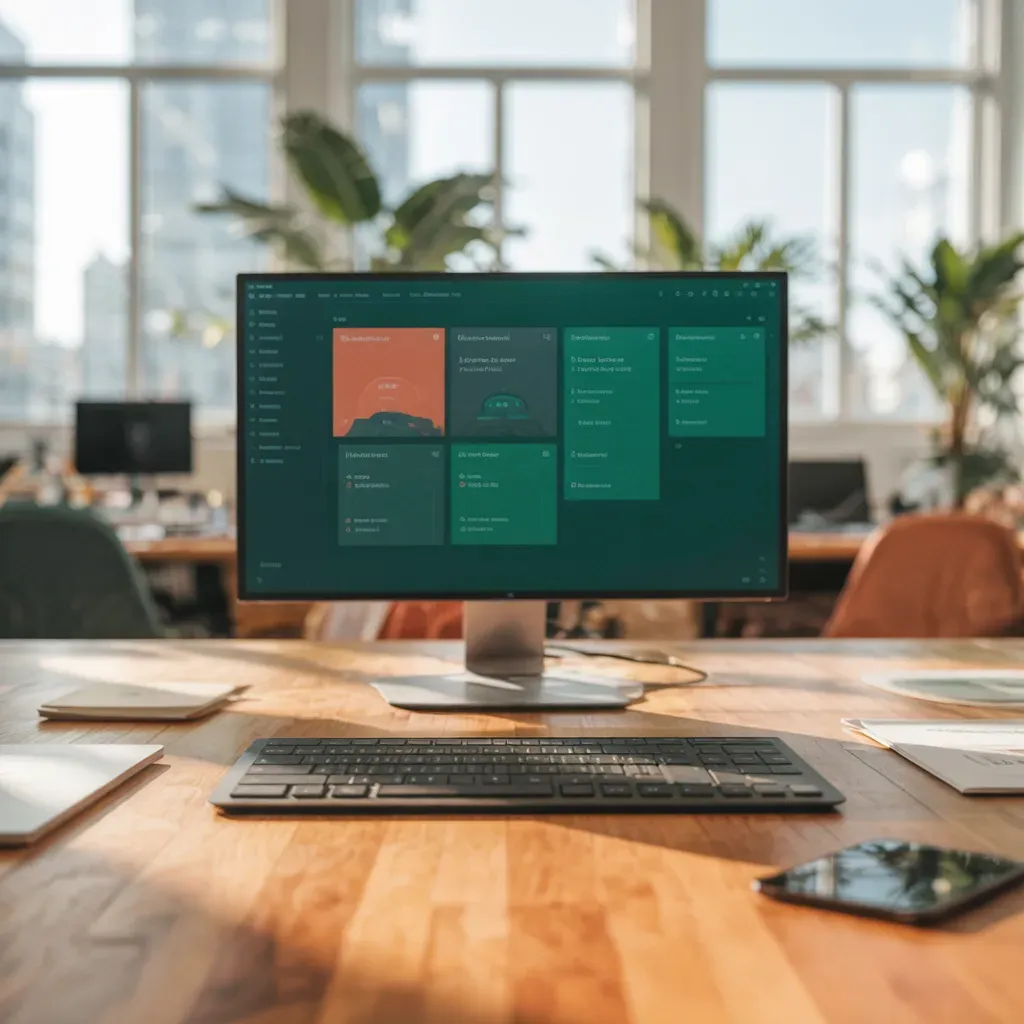 Moderne Technologie-Plattform