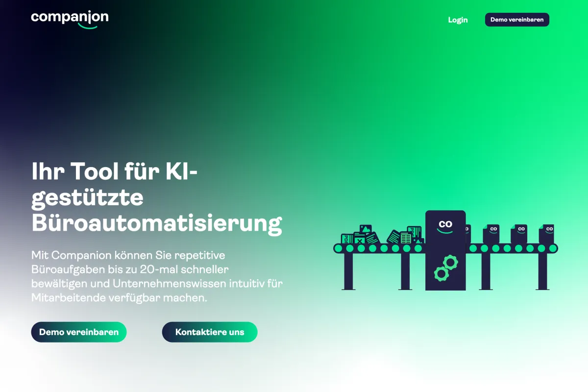 Companion AI – speziell für Schweizer KMU entwickelte AI-Lösung