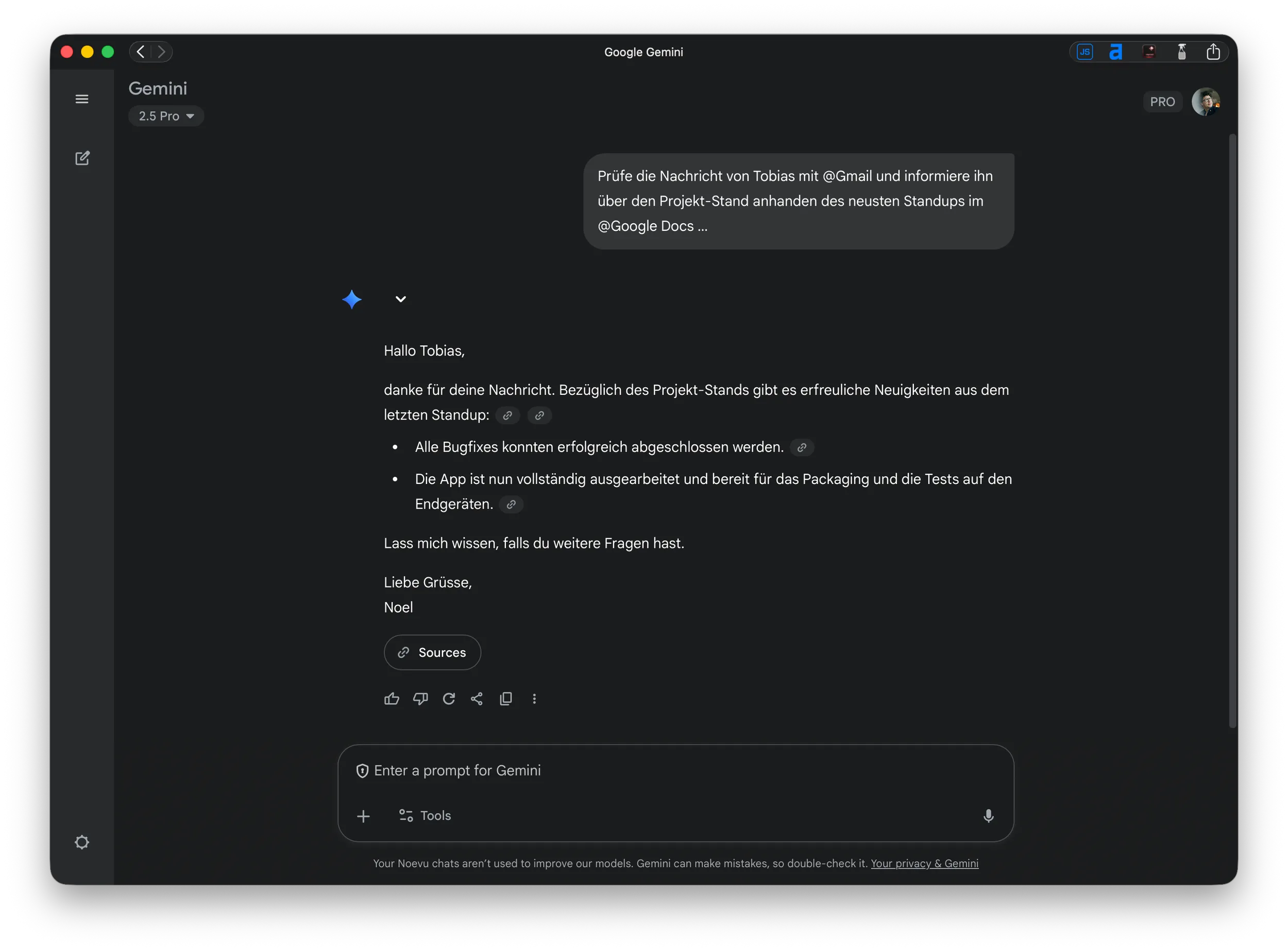 Gemini AI kann auf alle Workspace-Daten Eures Unternehmens zugreifen