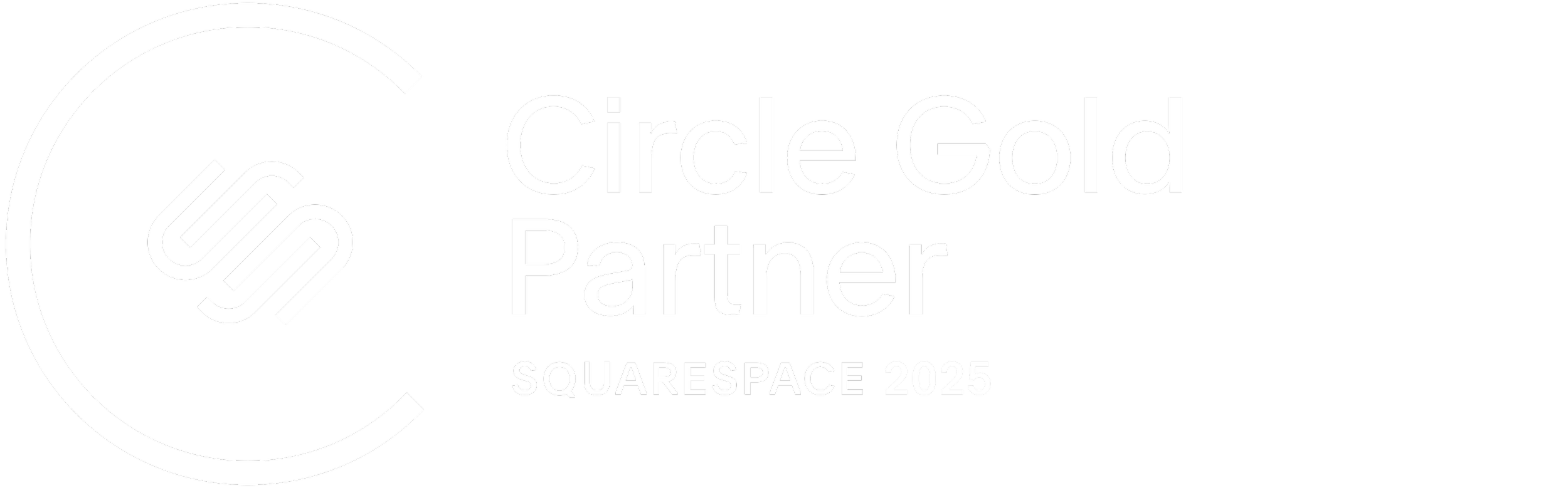 Squarespace Circle Gold Partner 2025