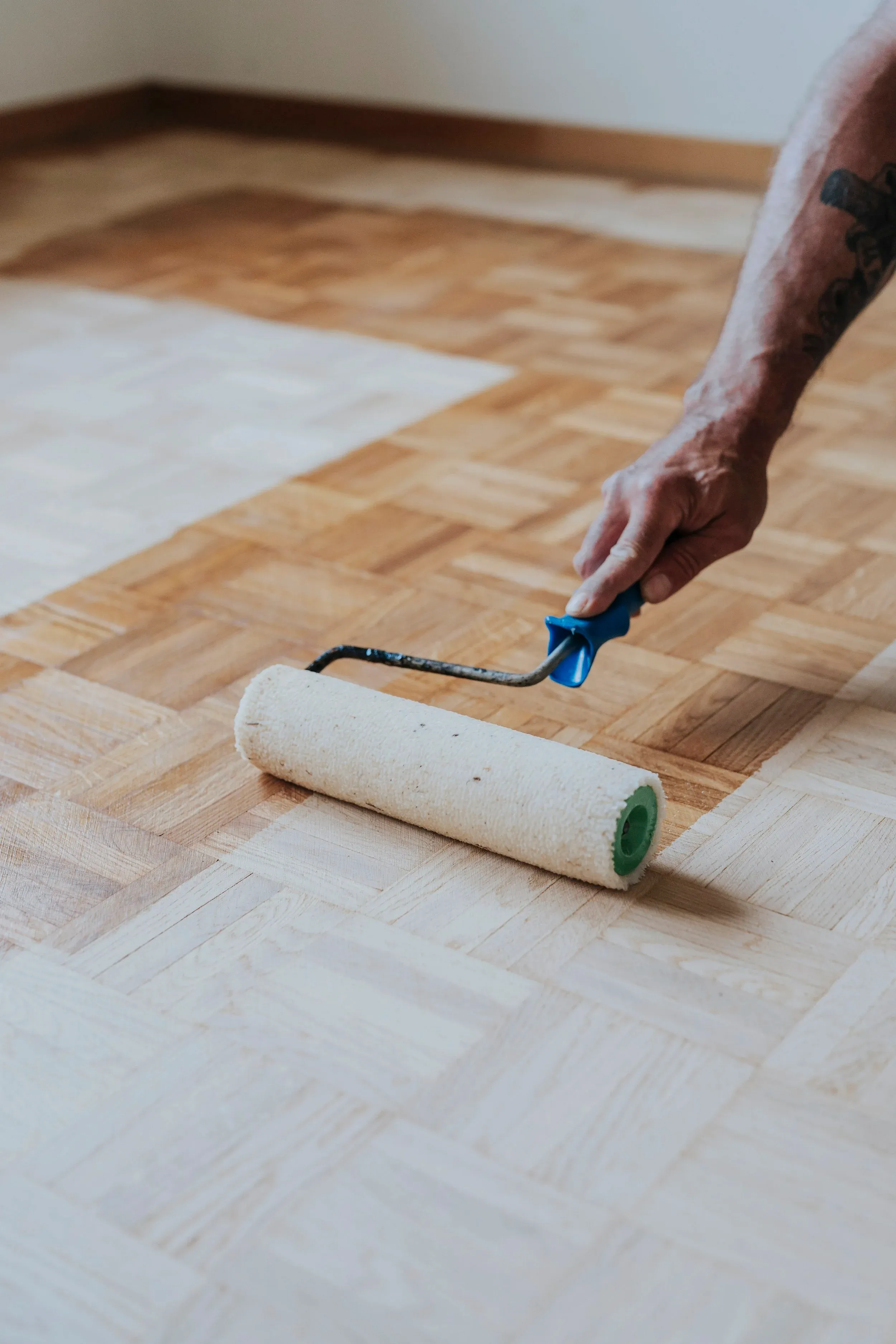 Parkettpflege bei Fennerboden