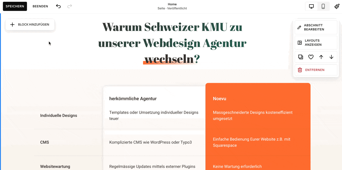 Squarespace Fluid Engine – Drag-and-Drop Editor