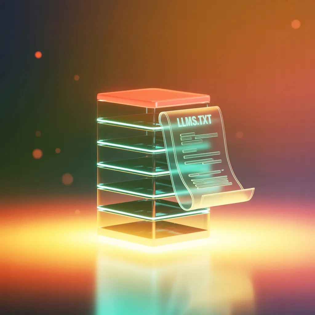 Base técnica limpa: estrutura legível por máquina e llms.txt próprio